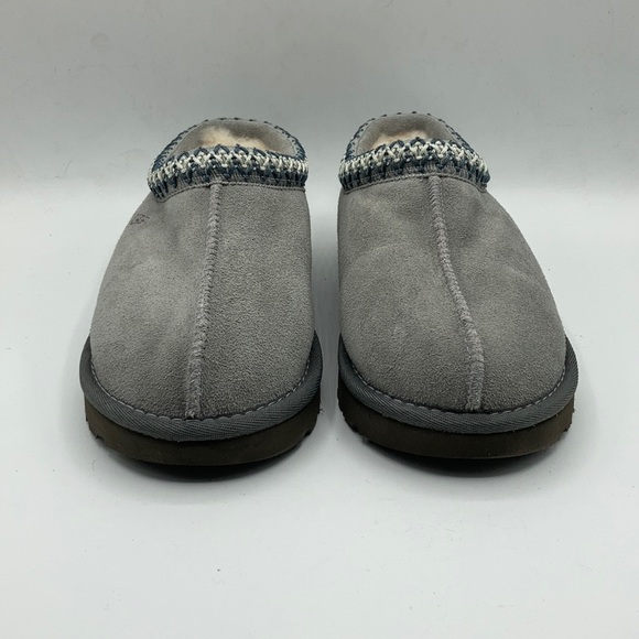UGG Tasman Seal Grey Suede House Slippers - Picture 2 of 6